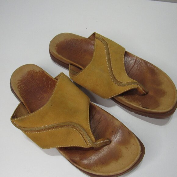 Timberland Womens Leather Sandals Brown SMART Comfort System Size 6M 14316 Boho - Picture 2 of 7